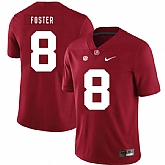Alabama Crimson Tide 8 Robert Foster Red Nike College Football Jersey Dzhi,baseball caps,new era cap wholesale,wholesale hats